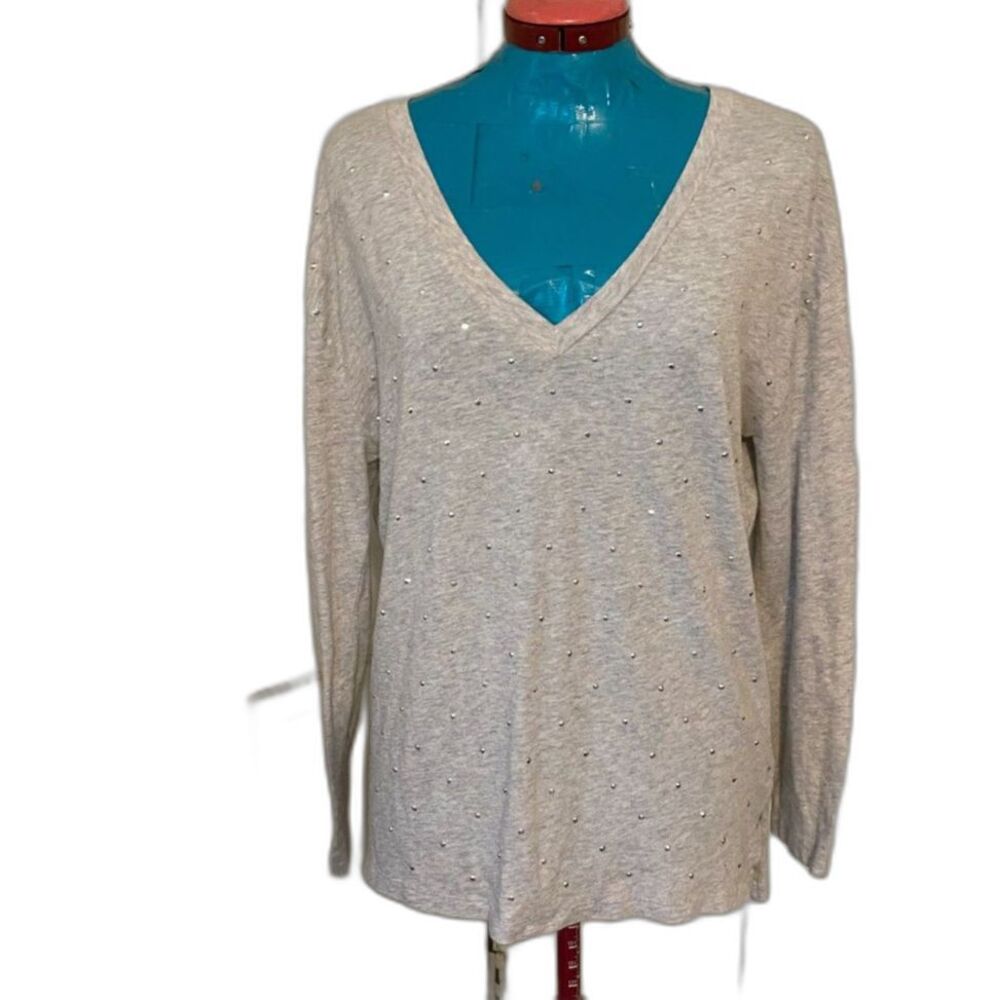 Victoria's Secret Pink Long Sleeve V-neck Tee-Shirt Woman Size M